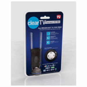 Clear TV Premium HD Antenna, Suction Grip, Portable