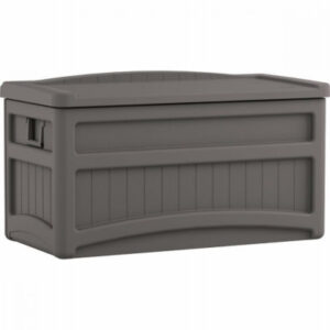 Resin Deck Box / Seat, Stoney Color, 73 Gallons