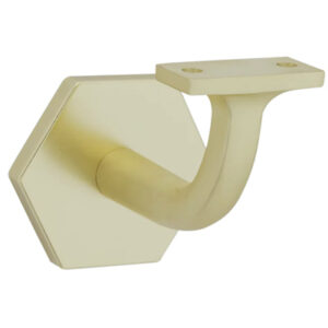 1-Pc. Powell Handrail Bracket, Brushed Gold