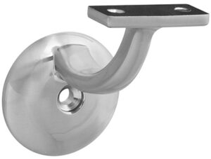 1-Pc. Handrail Bracket, Satin Nickel