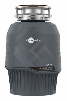Evolution Garbage Disposal, 3-Stage MultiGrind Technology, .75 HP
