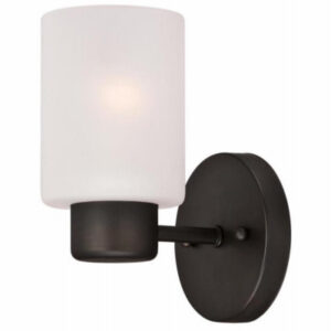 Sylvestre 1-Light Wall Fixture, Oil Rubbed Bronze, 8.25 x 4.75-In.