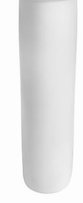 Evolution Pedestal Leg for Lavatory Sink Top, White,27-5/8 In.
