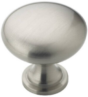 Edona Cabinet Knob, Satin Nickel, 1-1/4 In. Round