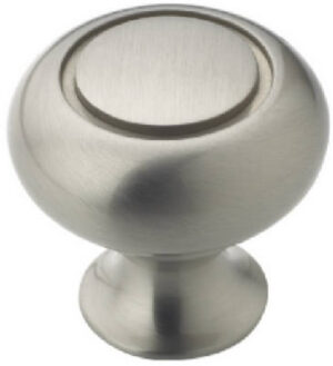 Everyday Heritage Round Cabinet Knob, Satin Nickel, 1-1/4 In. Round