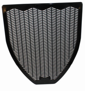 Urinal Mat With Fresh Blast Scent, Black, 18.5 In.