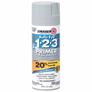 Bulls Eye 1-2-3 Primer, Flat Gray, 13 oz. Spray