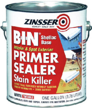 B.I.N. Primer Sealer, White, 1-Gallon