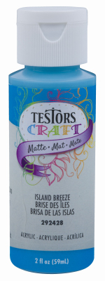 Acrylic Craft Paint, Matte Island Breeze, 2-oz.