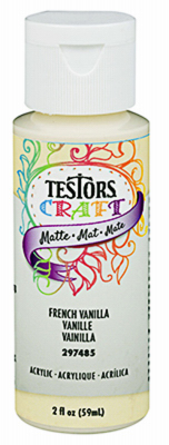 Acrylic Craft Paint, French Vanilla, 2-oz.