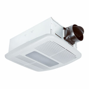 Heater & Bathroom Fan with LED Light, 80 CFM