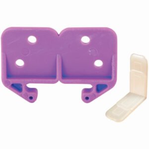 Drawer Guide Kit, Purple, For 3/32 x 1-3/16 In. Track, 2-Pk.
