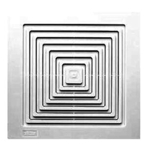 Bath Fan Replacement Grille, White, 9 x 9 1/4 In.