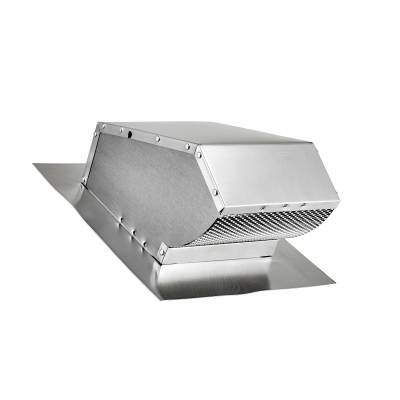 Aluminum Roof Cap with Screen & Damper, 7 In. Round