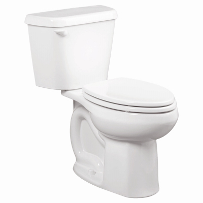 Colony Toilet To Go + Seat, White, Elongated Bowl, 1.28 GPF, 12 In. Rough-in