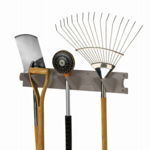 Long Handle Garden Tool Hanger, Resin, 2 Ft. Wide