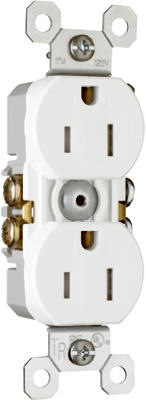 Pass & Seymour 15A White Tamper-Resistant Receptacle