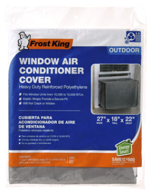 Outdoor Window Air Conditioner Cover, 27" W x 18" T x 22" D