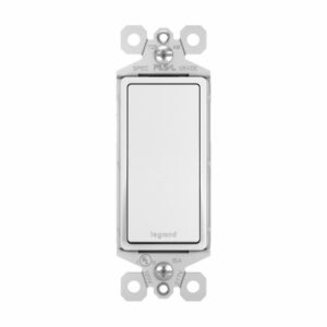 3 Way Light Switch with Microban, White, 15A