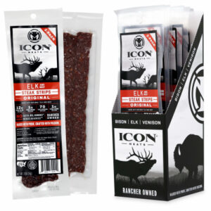 2 oz. Elk Steak Strip, Original
