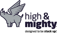 high & mighty logo